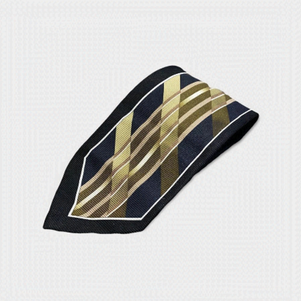 𝅺vintage IMPULSE | Handmade Abstract Silk Tie